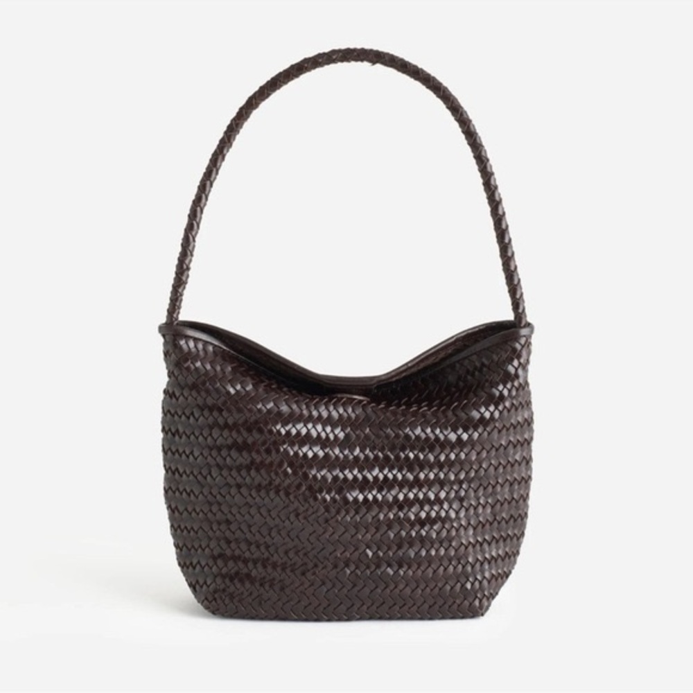 Madewell | Handwoven Shoulder Bag in Coffee Bean